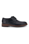 Scarpe stringate nere in vera pelle Made in Italy Pittarello 600