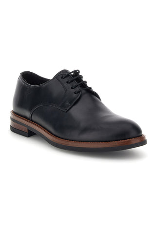 Scarpe stringate nere in vera pelle Made in Italy Pittarello 600