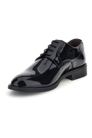 Scarpe stringate nere in vera pelle Made in Italy Pittarello 600
