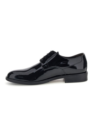 Scarpe stringate nere in vera pelle Made in Italy Pittarello 600