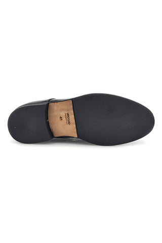 Scarpe stringate nere in vera pelle Made in Italy Pittarello 600