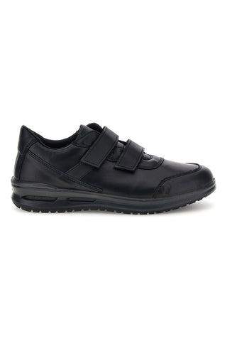 Schwarze Lederschuhe mit Riemchen von Marco Brandi 29