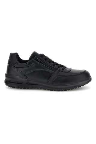 Schwarze Lederschuhe mit Schnürsenkeln von Marco Brandi, Größe 40