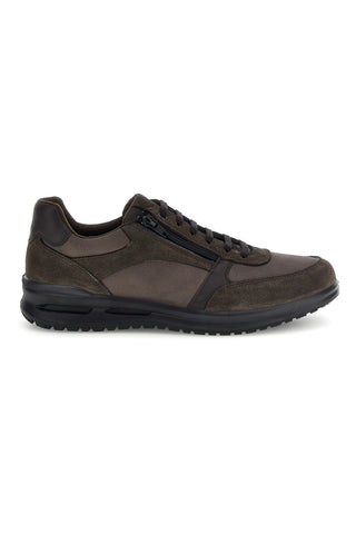 Braune Lederschuhe mit Schnürsenkeln von Marco Brandi, Größe 40