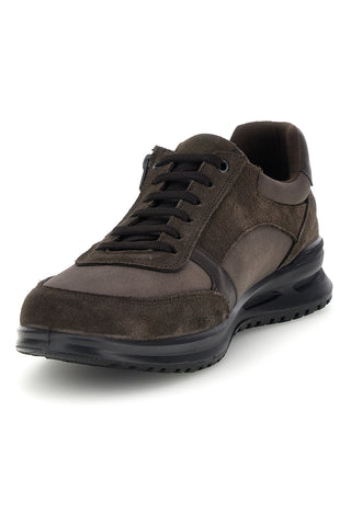 Braune Lederschuhe mit Schnürsenkeln von Marco Brandi, Größe 40