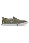 Route 66 Slip-on-Sneaker 21808 Militärgrün