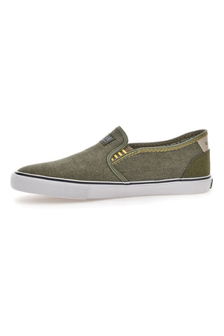 Route 66 Slip-on-Sneaker 21808 Militärgrün