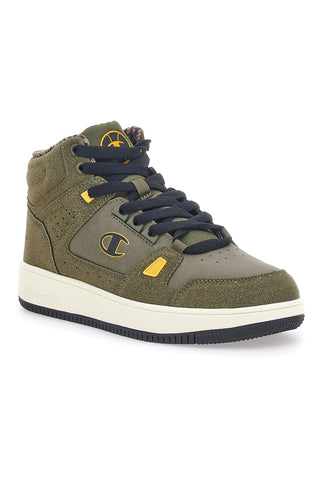 Champion Mid Winterized Green Mid-Cut Sneakers