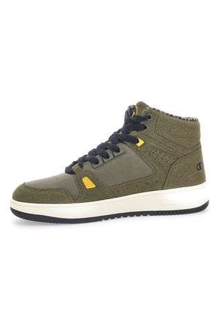 Champion Mid Winterized Green Mid-Cut Sneakers