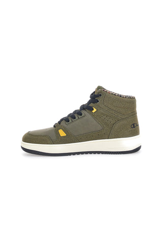 Champion Mid Winterized Green Mid-Cut Sneakers