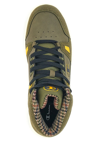 Champion Mid Winterized Green Mid-Cut Sneakers
