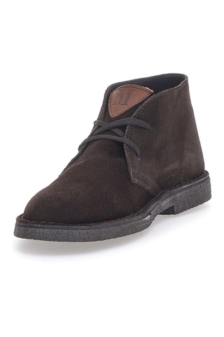 Braune Stiefeletten aus echtem Leder Max Dillan 29020