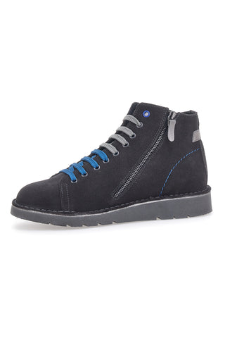 Graue Wildleder-Schnürschuhe Pittarello Tierra 1280