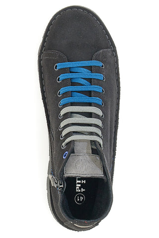 Graue Wildleder-Schnürschuhe Pittarello Tierra 1280