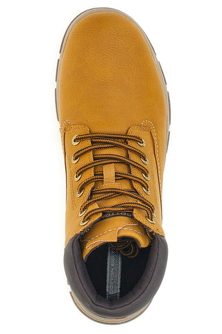 Ockerfarbener Nijmegen-Stiefel mit Baumwollgürtel