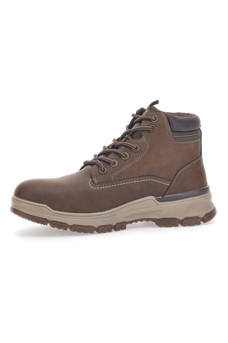 Brauner Nijmegen-Stiefel mit Baumwollgürtel