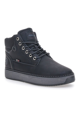 Scarpe Stringate Alte Nere Jhoes Land 324130