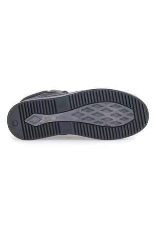 Scarpe Stringate Alte Nere Jhoes Land 324130