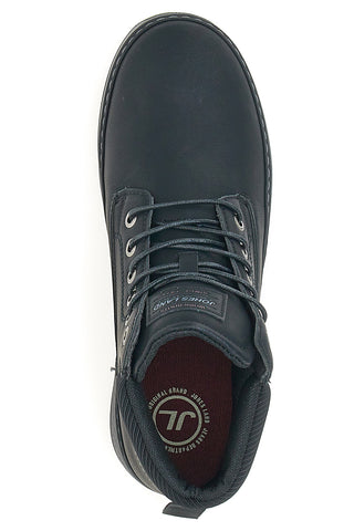 Scarpe Stringate Alte Nere Jhoes Land 324130