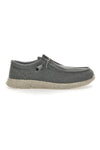 Sevenoaks graue Canvas-Mokassins 1147