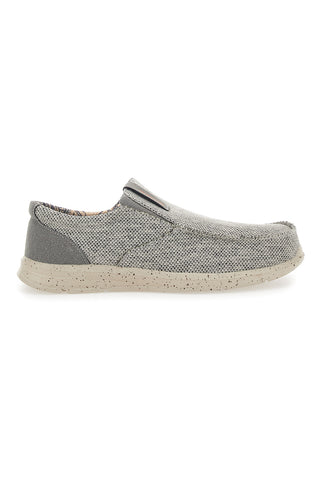 Sevenoaks Graue Canvas-Mokassins 6909