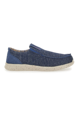 Sevenoaks Blaue Canvas-Mokassins 6909