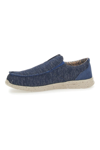 Sevenoaks Blaue Canvas-Mokassins 6909