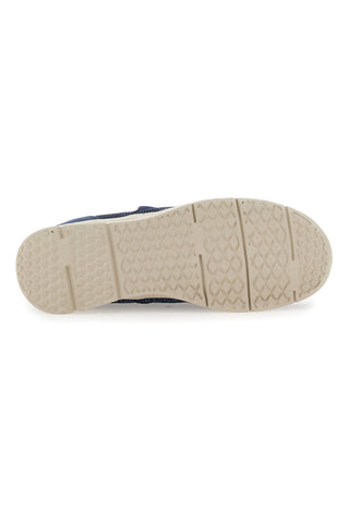 Mocassini in Tela Blu Sevenoaks 6909