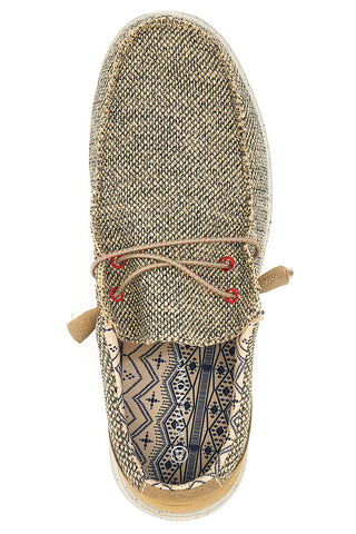 Mocassini Beige In Tessuto Sevenoaks 1118