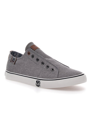 Sneakers Grigie Senza Lacci Route 66 01007