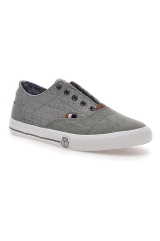 Sneakers Grigie Senza Lacci Route 66 01819
