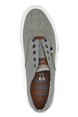 Sneakers Grigie Senza Lacci Route 66 01819