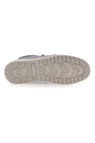 Route 66 Graue Canvas-Mokassins 41815