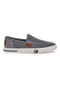 Graue Slip-On-Sneaker aus Goodyear-Canvas 41037