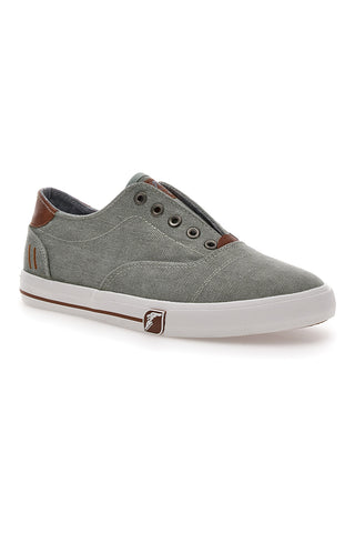Sneakers Grigie in Tela senza Lacci Goodyear 41033