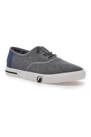 Graue Schnürschuhe aus Goodyear Canvas 41036