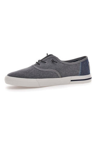 Graue Schnürschuhe aus Goodyear Canvas 41036