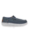 Marineblaue Mokassins 1701