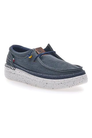 Marineblaue Mokassins 1701