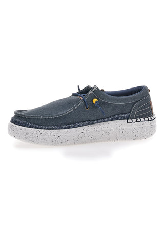 Marineblaue Mokassins 1701