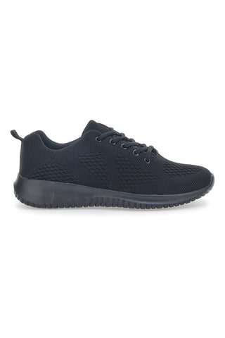 W Max 404 schwarze Mesh-Sneaker