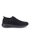 Schwarze Slip-On-Mesh-Sneaker W Max 400
