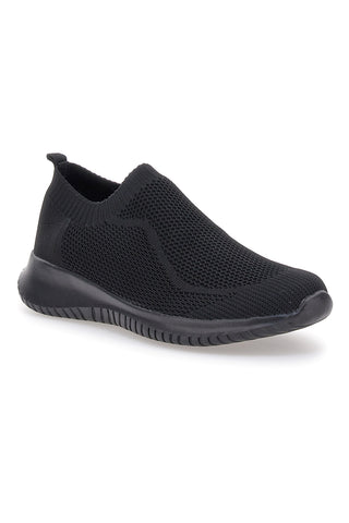 Schwarze Slip-On-Mesh-Sneaker W Max 400