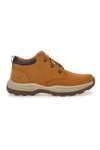 Braune Schnürschuhe mit SKECHERS KNOWLSON RAMHURST Obermaterial aus Leder