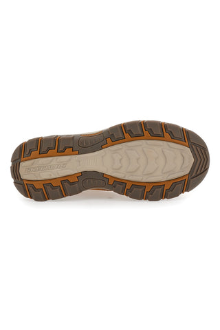 Braune Schnürschuhe mit SKECHERS KNOWLSON RAMHURST Obermaterial aus Leder