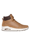 Braune High-Top Sneakers Skechers Uno Stacre Mid