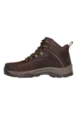 Braune SKECHERS RELMENT LENNOX Trekkingschuhe mit entspannter Passform