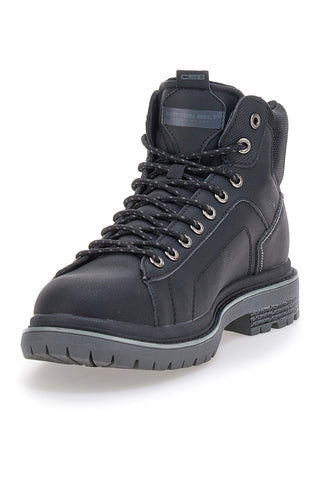 Schwarzer Cotton Belt Herrenstiefel CBM421A04