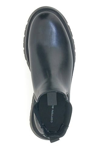 Stivaletti Beatles Neri Con Elastici Laterali COTTON BELT CBM421P89