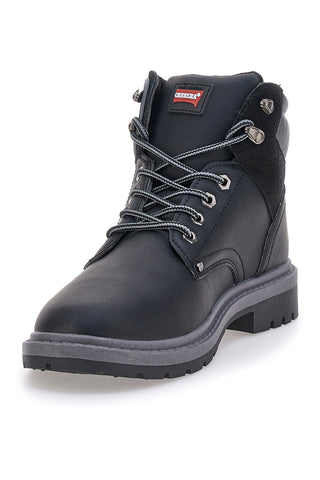 Schwarze Stiefel mit grauen Details und Kordelschnürsenkeln Carrera Cam75905